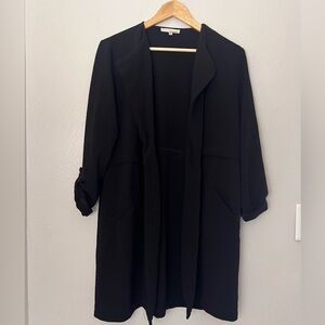 June & Hudson | Long Black Cardigan